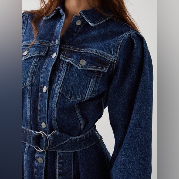 Rails Dresses & Skirts - RAILS Griffith Belted Denim Mini Shirtdress